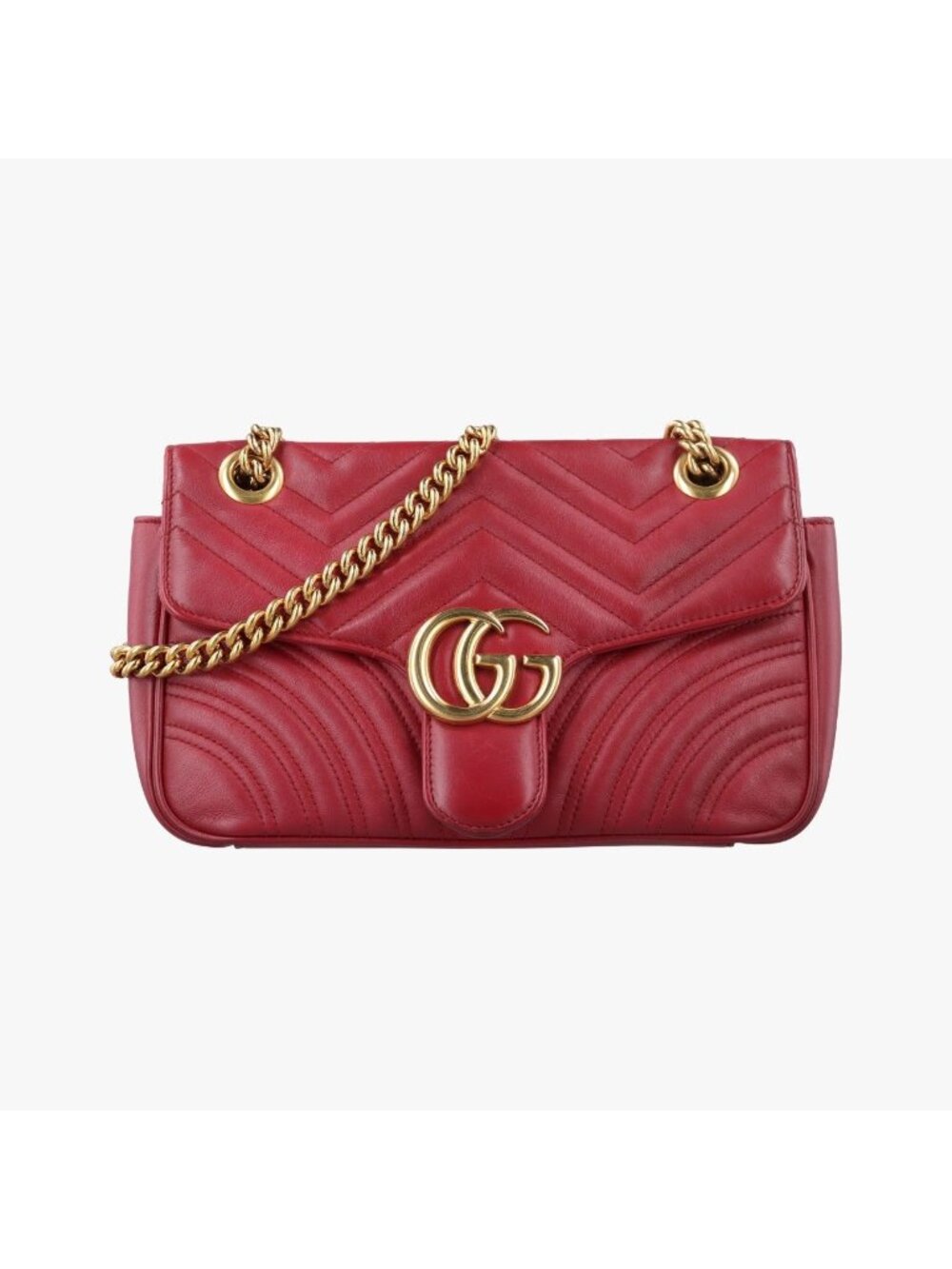 Gucci GG Marmont Red Leather